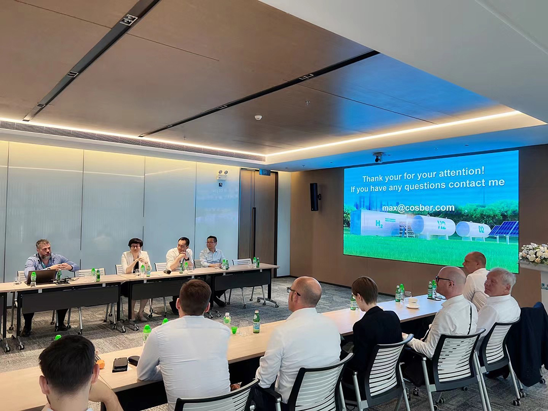 一见“氢”心 | COSBER氢储能系统示范项目迎来首批德国商务团