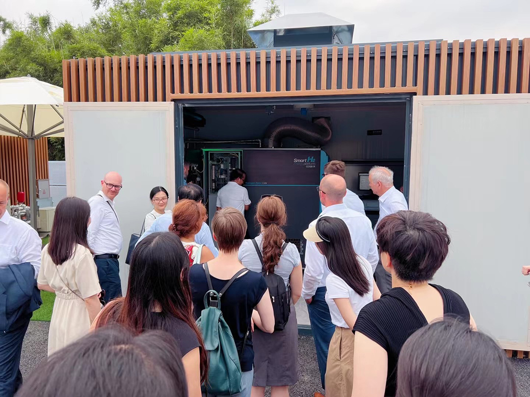 一见“氢”心 | COSBER氢储能系统示范项目迎来首批德国商务团